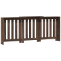 Radiator cover in brown oak wood 205x21.5x83.5 cm by , Accessories for heating radiators - Ref: Foro24-852768, Price: 101,40 ...
