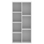 Weißes Regal aus Holzwerkstoff 50x25x105 cm von , Bücherregale und Regale - Ref: Foro24-852789, Preis: 51,32 €, Rabatt: %
