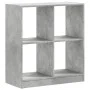 Estantería madera de ingeniería gris hormigón 68,5x32x75 cm by , Bookcases and shelves - Ref: Foro24-852810, Price: 50,22 €, ...