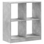 Estantería madera de ingeniería gris hormigón 68,5x32x75 cm by , Bookcases and shelves - Ref: Foro24-852810, Price: 50,93 €, ...