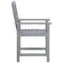Garden chairs, set of 4, solid acacia wood in gray. by vidaXL, Garden chairs - Ref: Foro24-311875, Price: 241,37 €, Discount: %
