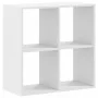 Estantería de madera de ingeniería blanca 68,5x32x68,5 cm by , Bookcases and shelves - Ref: Foro24-852825, Price: 49,01 €, Di...