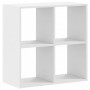 Estantería de madera de ingeniería blanca 68,5x32x68,5 cm by , Bookcases and shelves - Ref: Foro24-852825, Price: 49,01 €, Di...