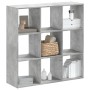 Estantería de madera de ingeniería gris hormigón 102x32x102 cm by , Bookcases and shelves - Ref: Foro24-852819, Price: 82,73 ...
