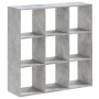 Estantería de madera de ingeniería gris hormigón 102x32x102 cm de , Librerías y estanterías - Ref: Foro24-852819, Precio: 85,...