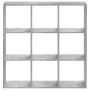 Estantería de madera de ingeniería gris hormigón 102x32x102 cm de , Librerías y estanterías - Ref: Foro24-852819, Precio: 81,...