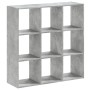 Estantería de madera de ingeniería gris hormigón 102x32x102 cm by , Bookcases and shelves - Ref: Foro24-852819, Price: 82,73 ...