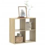 Estantería madera de ingeniería roble Sonoma 68,5x32x68,5 cm by , Bookcases and shelves - Ref: Foro24-852827, Price: 39,76 €,...