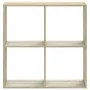 Estantería madera de ingeniería roble Sonoma 68,5x32x68,5 cm de , Librerías y estanterías - Ref: Foro24-852827, Precio: 42,39...
