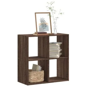 Estantería de madera ingeniería marrón roble 68,5x32x68,5 cm by , Bookcases and shelves - Ref: Foro24-852831, Price: 45,21 €,...