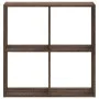 Estantería de madera ingeniería marrón roble 68,5x32x68,5 cm by , Bookcases and shelves - Ref: Foro24-852831, Price: 45,10 €,...