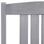 Gartenstühle 4 Einheiten massives Akazienholz grau von vidaXL, Gartenstühle - Ref: Foro24-311875, Preis: 242,88 €, Rabatt: %