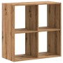 Estantería de madera ingeniería roble artisian 68,5x32x68,5 cm by , Bookcases and shelves - Ref: Foro24-852833, Price: 67,22 ...