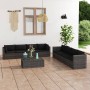 9-piece garden furniture set and gray synthetic rattan cushions by vidaXL, Garden sets - Ref: Foro24-3059495, Price: 900,60 €...
