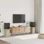 Lautsprecherständer 2 Stück Eichenholz Sonoma 30x30x40 cm von , Lautsprecherständer - Ref: Foro24-852647, Preis: 48,55 €, Rab...