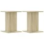 Lautsprecherständer 2 Stück Eichenholz Sonoma 30x30x40 cm von , Lautsprecherständer - Ref: Foro24-852647, Preis: 48,55 €, Rab...