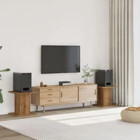 Soportes altavoces 2 uds madera roble artesano 30x30x40 cm by , Speaker stands - Ref: Foro24-852653, Price: 59,81 €, Discount: %