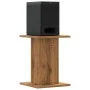 Lautsprecherständer 2 Stück Eichenholz Handwerkskunst 30x30x40 cm von , Lautsprecherständer - Ref: Foro24-852653, Preis: 59,8...