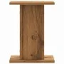 Lautsprecherständer 2 Stück Eichenholz Handwerkskunst 30x30x40 cm von , Lautsprecherständer - Ref: Foro24-852653, Preis: 59,8...