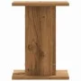 Lautsprecherständer 2 Stück Eichenholz Handwerkskunst 30x30x40 cm von , Lautsprecherständer - Ref: Foro24-852653, Preis: 59,8...