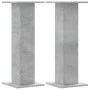 Lautsprecherständer 2 Stück aus Holz in Grau-Betonoptik 30x30x80 cm. von , Lautsprecherständer - Ref: Foro24-852666, Preis: 6...