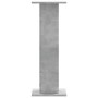 Soportes altavoces 2 uds madera gris hormigón 30x30x80 cm by , Speaker stands - Ref: Foro24-852666, Price: 63,33 €, Discount: %