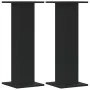 Soportes altavoces 2 uds madera ingeniería negro 30x30x80 cm de , Soportes para altavoces - Ref: Foro24-852664, Precio: 88,60...