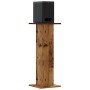 Lautsprecherständer 2 Stück aus gealtertem Eichenholz 30x30x80 cm. von , Lautsprecherständer - Ref: Foro24-852670, Preis: 82,...