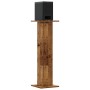 Soportes altavoces 2 uds madera roble envejecido 30x30x95 cm by , Speaker stands - Ref: Foro24-852679, Price: 69,39 €, Discou...