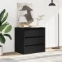 Cajonera de esquina madera de ingeniería negra 60x41x58 cm by , Drawers - Ref: Foro24-852844, Price: 99,79 €, Discount: %