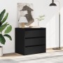 Cajonera de esquina madera de ingeniería negra 60x41x58 cm by , Drawers - Ref: Foro24-852844, Price: 99,79 €, Discount: %