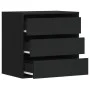 Cajonera de esquina madera de ingeniería negra 60x41x58 cm by , Drawers - Ref: Foro24-852844, Price: 99,79 €, Discount: %