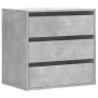 Cajonera de esquina madera ingeniería gris hormigón 60x41x58 cm by , Drawers - Ref: Foro24-852846, Price: 89,54 €, Discount: %