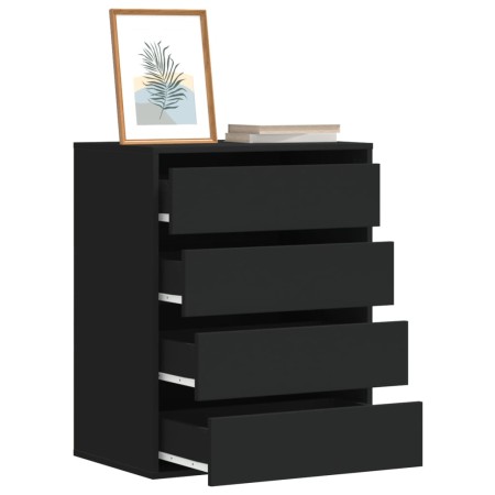 Cajonera de esquina madera de ingeniería negra 60x41x76 cm by , Drawers - Ref: Foro24-852871, Price: 116,47 €, Discount: %