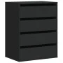 Cajonera de esquina madera de ingeniería negra 60x41x76 cm by , Drawers - Ref: Foro24-852871, Price: 129,76 €, Discount: %