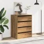 Cajonera de esquina madera ingeniería roble artisan 60x41x76 cm de , Cajoneras - Ref: Foro24-852878, Precio: 134,02 €, Descue...