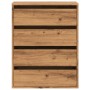 Cajonera de esquina madera ingeniería roble artisan 60x41x76 cm by , Drawers - Ref: Foro24-852878, Price: 121,61 €, Discount: %