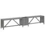Gray acacia wood flower pot corner garden bench 117 cm by vidaXL, garden benches - Ref: Foro24-311824, Price: 89,99 €, Discou...