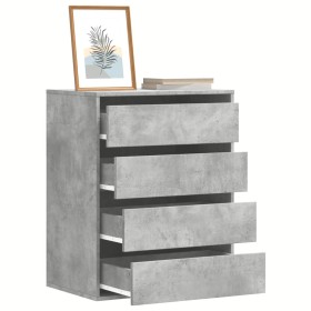 Cajonera de esquina madera ingeniería gris hormigón 60x41x76 cm by , Drawers - Ref: Foro24-852873, Price: 106,08 €, Discount: %