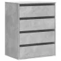 Cajonera de esquina madera ingeniería gris hormigón 60x41x76 cm de , Cajoneras - Ref: Foro24-852873, Precio: 115,29 €, Descue...