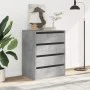 Cajonera de esquina madera ingeniería gris hormigón 60x41x76 cm de , Cajoneras - Ref: Foro24-852873, Precio: 115,29 €, Descue...