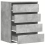 Cajonera de esquina madera ingeniería gris hormigón 60x41x76 cm by , Drawers - Ref: Foro24-852873, Price: 106,08 €, Discount: %
