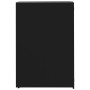 Cobertizo de 4 contenedores de basura acero negro 276x79x117 cm by , Waste container supports - Ref: Foro24-3279979, Price: 8...