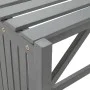 Gray acacia wood flower pot corner garden bench 117 cm by vidaXL, garden benches - Ref: Foro24-311824, Price: 89,99 €, Discou...