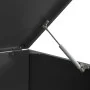 Cobertizo de 4 contenedores de basura acero negro 276x79x117 cm by , Waste container supports - Ref: Foro24-3279979, Price: 9...