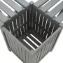Gray acacia wood flower pot corner garden bench 117 cm by vidaXL, garden benches - Ref: Foro24-311824, Price: 89,99 €, Discou...