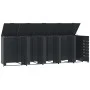 Cobertizo para 5 cubos de basura acero antracita 345x79x117 cm by , Waste container supports - Ref: Foro24-3279985, Price: 1,...