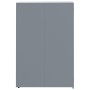 Mülltonnenschuppen aus grauem Stahl 69x79x117 cm von , Halterungen für Abfallbehälter - Ref: Foro24-4008428, Preis: 198,56 €,...
