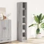 Armario de madera de ingeniería gris Sonoma 30x50x200 cm by , Wardrobes - Ref: Foro24-3307707, Price: 101,52 €, Discount: %