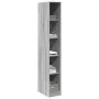 Armario de madera de ingeniería gris Sonoma 30x50x200 cm by , Wardrobes - Ref: Foro24-3307707, Price: 101,52 €, Discount: %